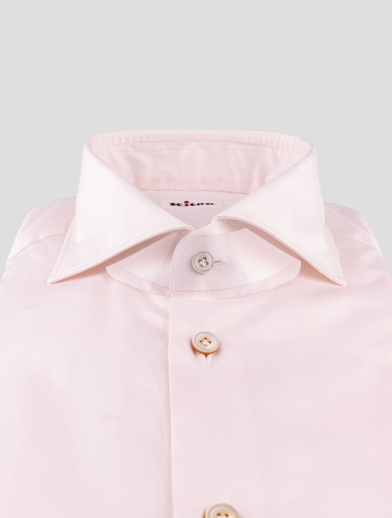 Kiton White Cotton Shirt