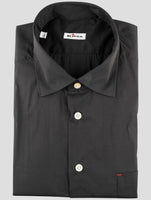 Kiton Black Cotton Shirt