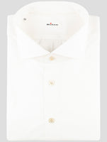 Kiton White Cotton Shirt