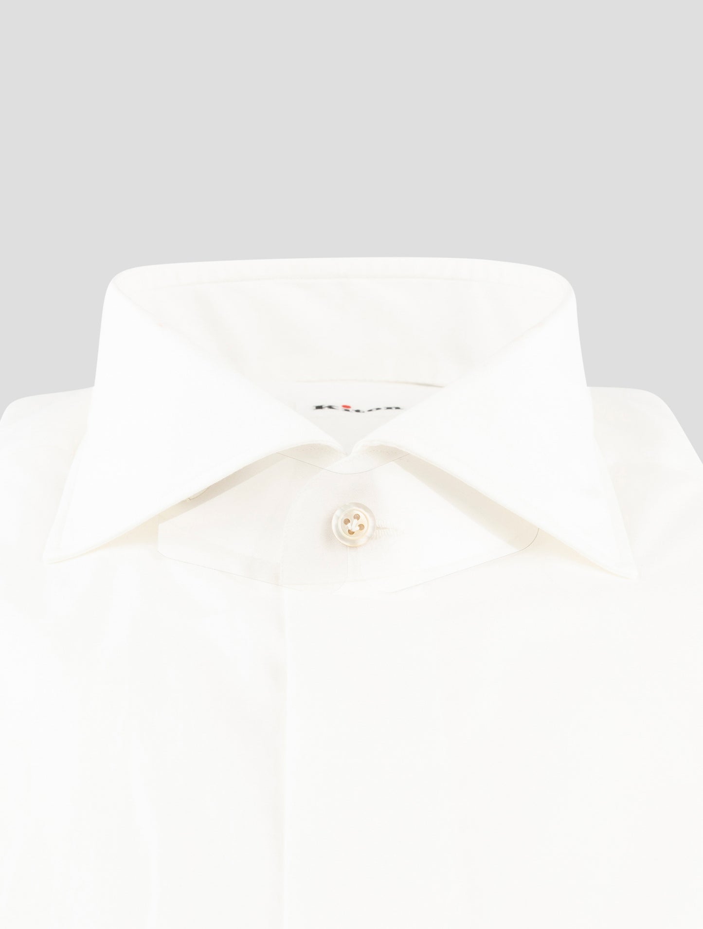 Kiton White Cotton Shirt