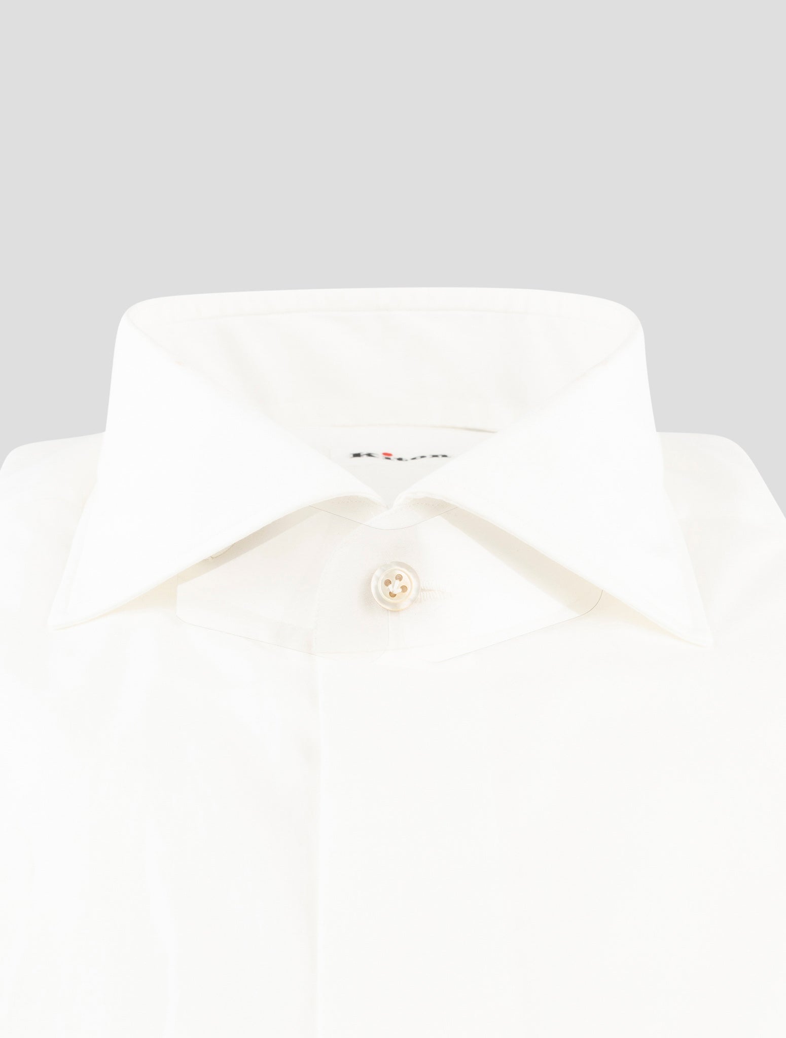 Kiton White Cotton Shirt