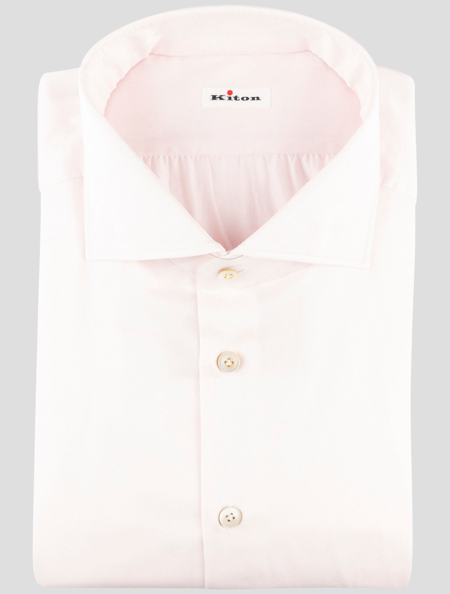 Kiton White Cotton Shirt