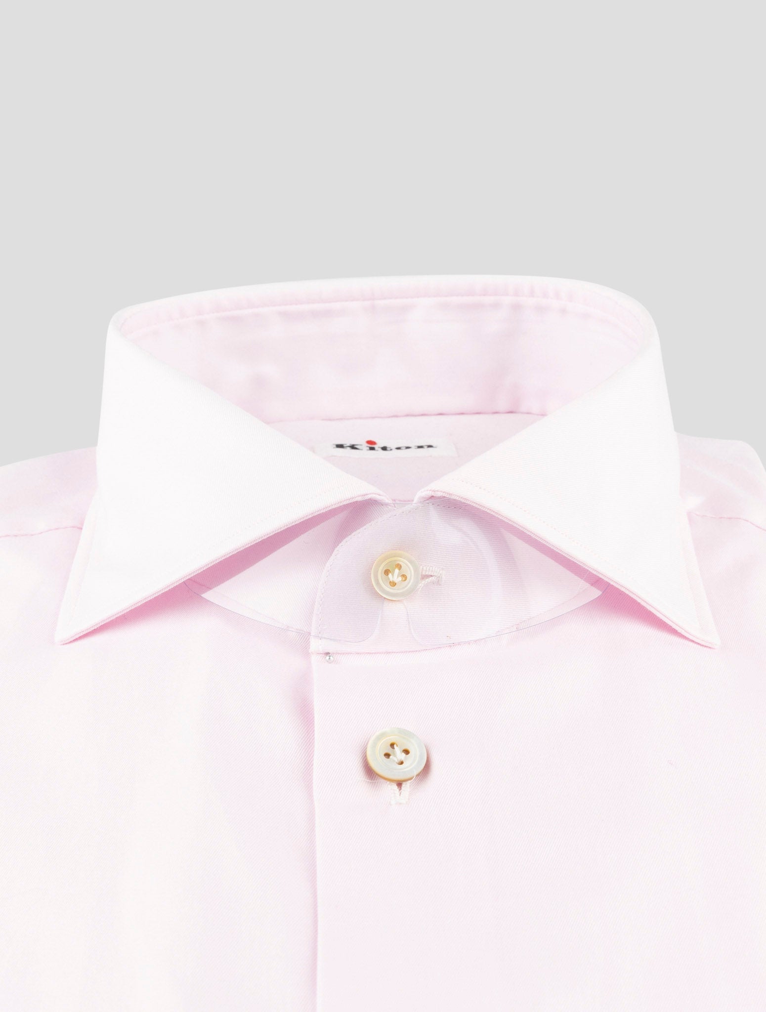 Kiton Pink Cotton Shirt