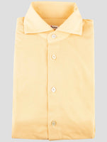 Kiton Yellow Cotton Shirt