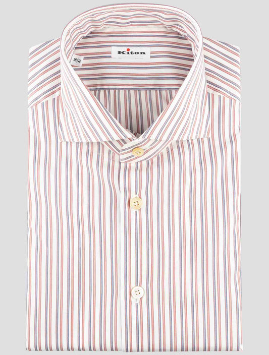 Kiton Multicolor Cotton Shirt