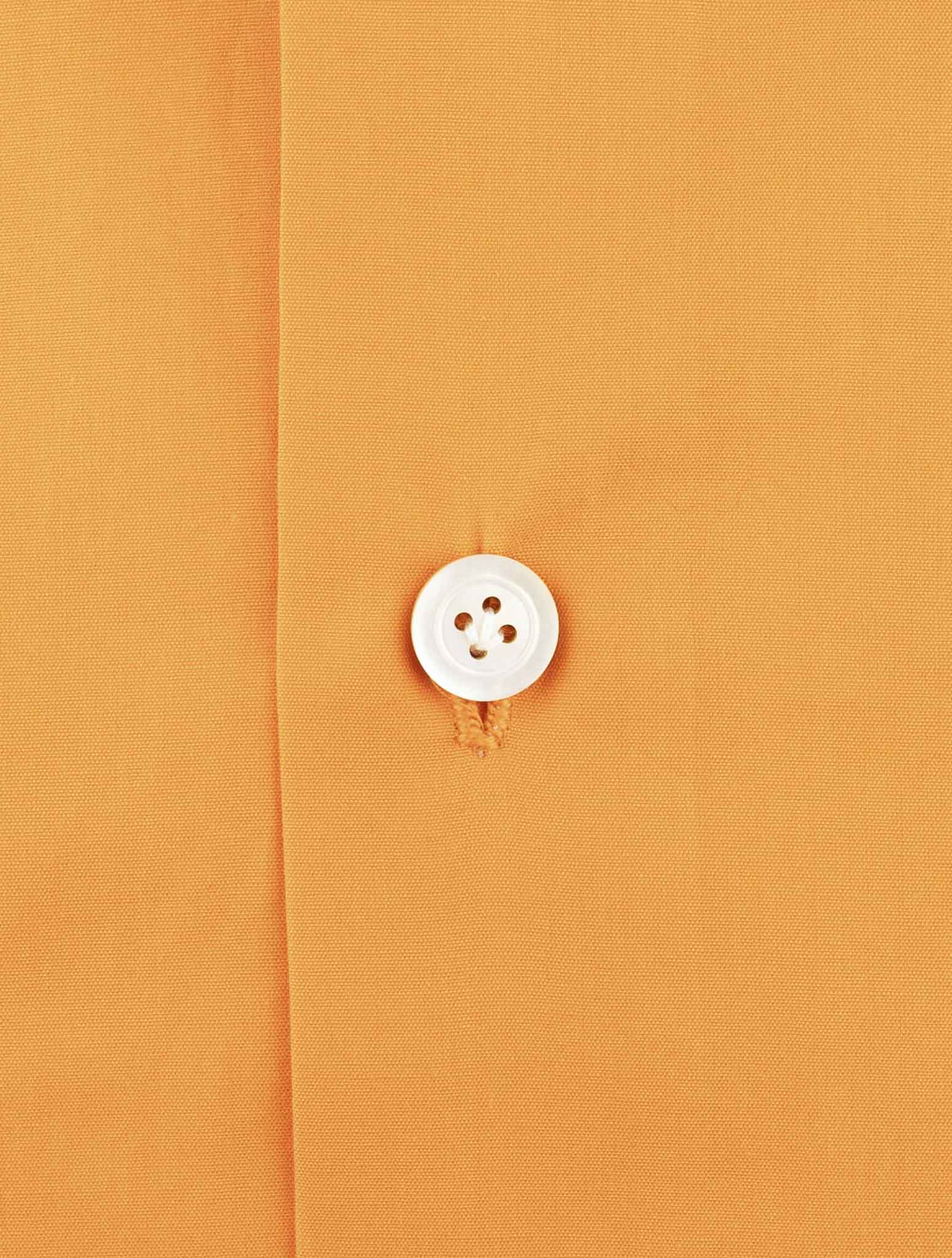 Kiton Orange Cotton Shirt