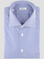 Kiton Blue Cotton Shirt