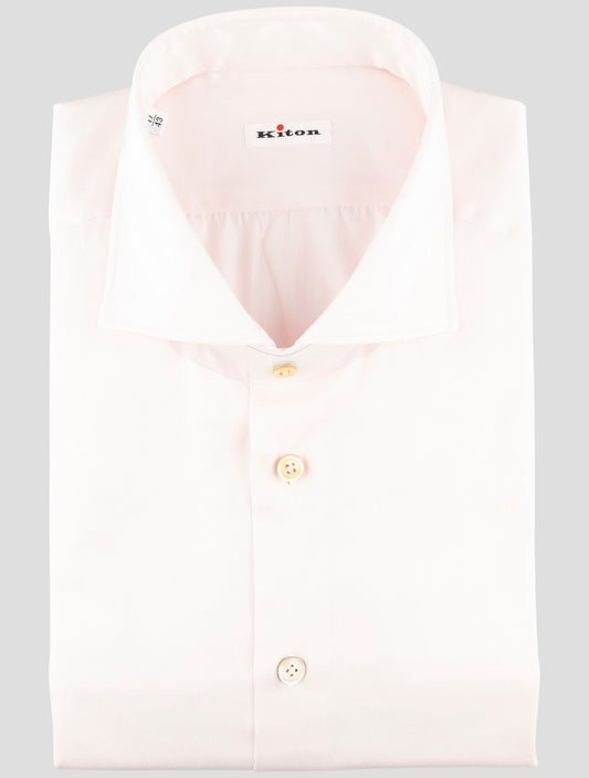 Kiton White Cotton Shirt