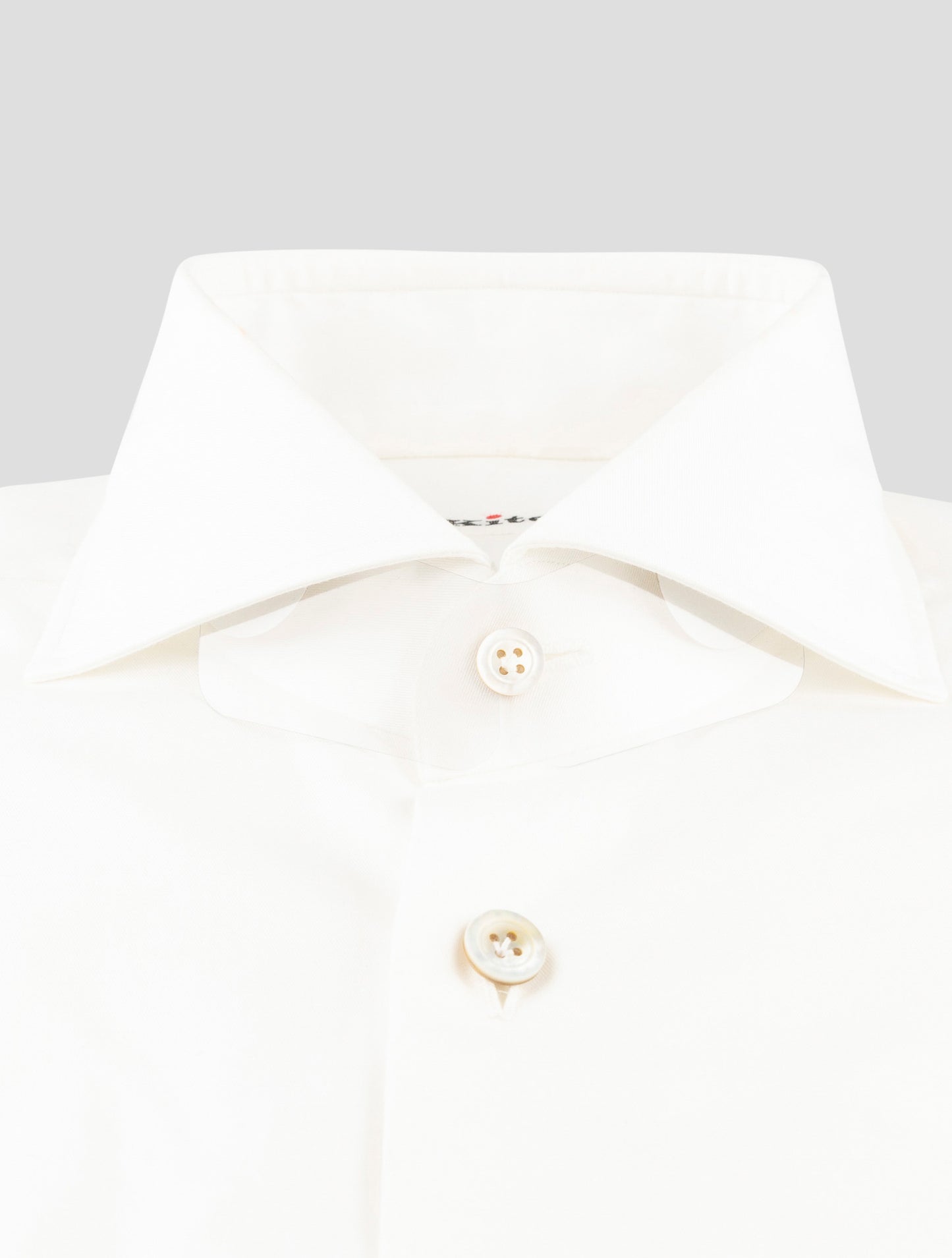 Kiton White Cotton Shirt