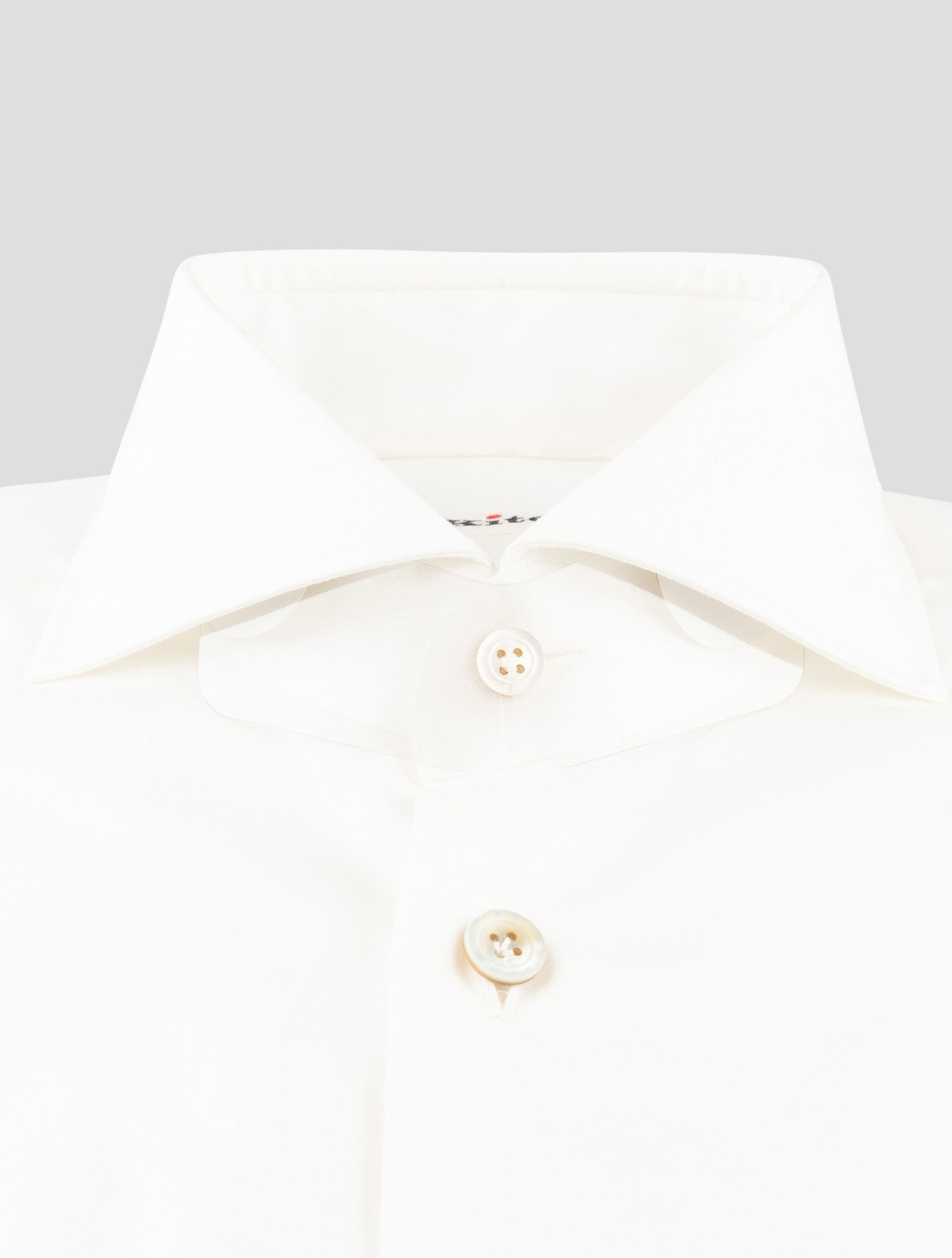 Kiton White Cotton Shirt