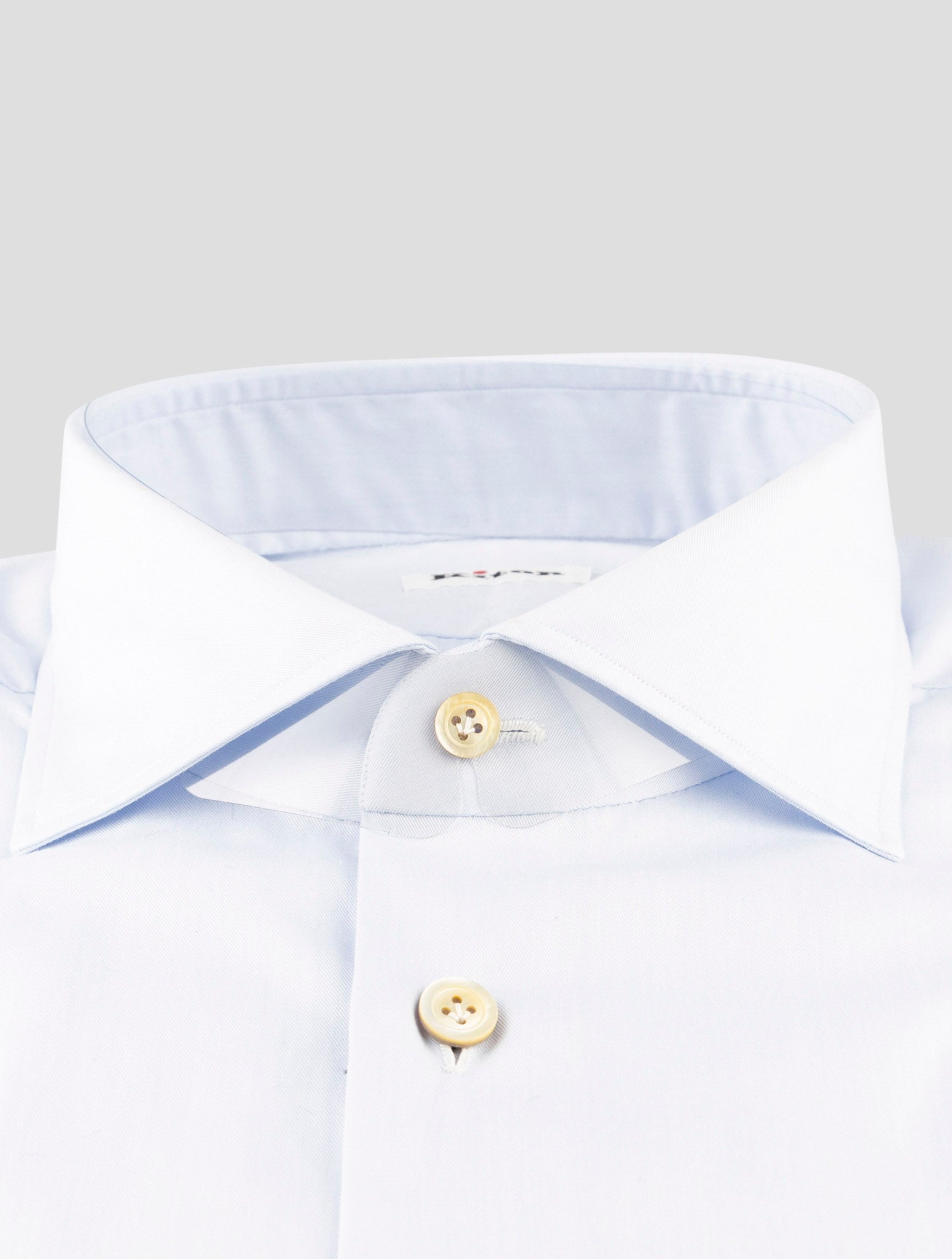 Kiton Light Blue Cotton Shirt