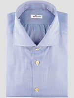 Kiton Blue Cotton Shirt