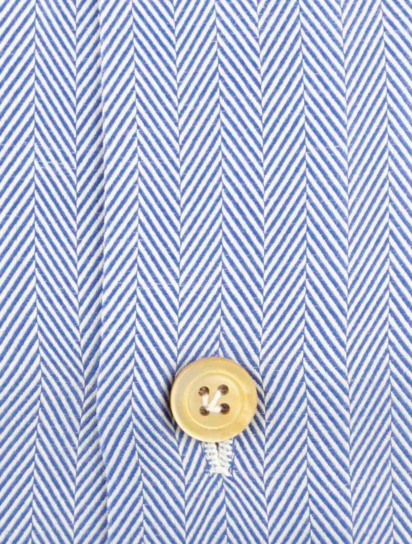 Kiton Blue Cotton Shirt