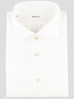 Kiton White Cotton Shirt