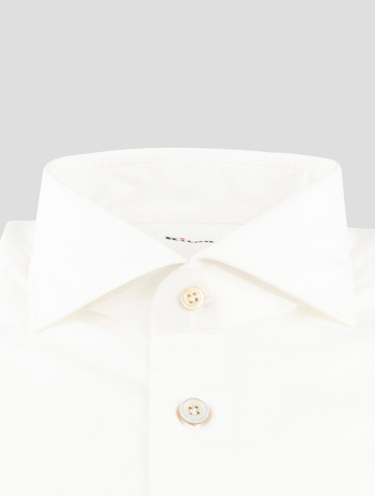 Kiton White Cotton Shirt
