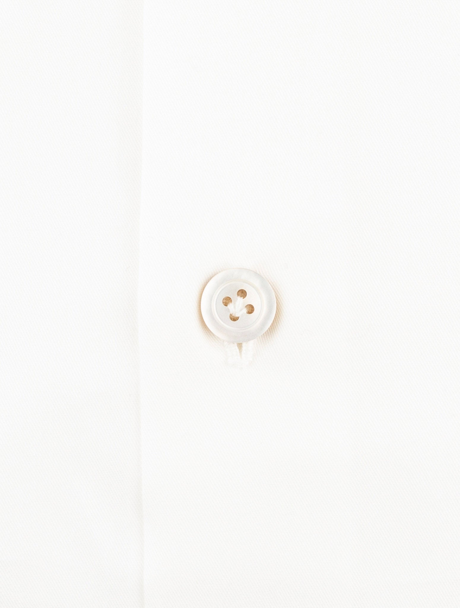 Kiton White Cotton Shirt