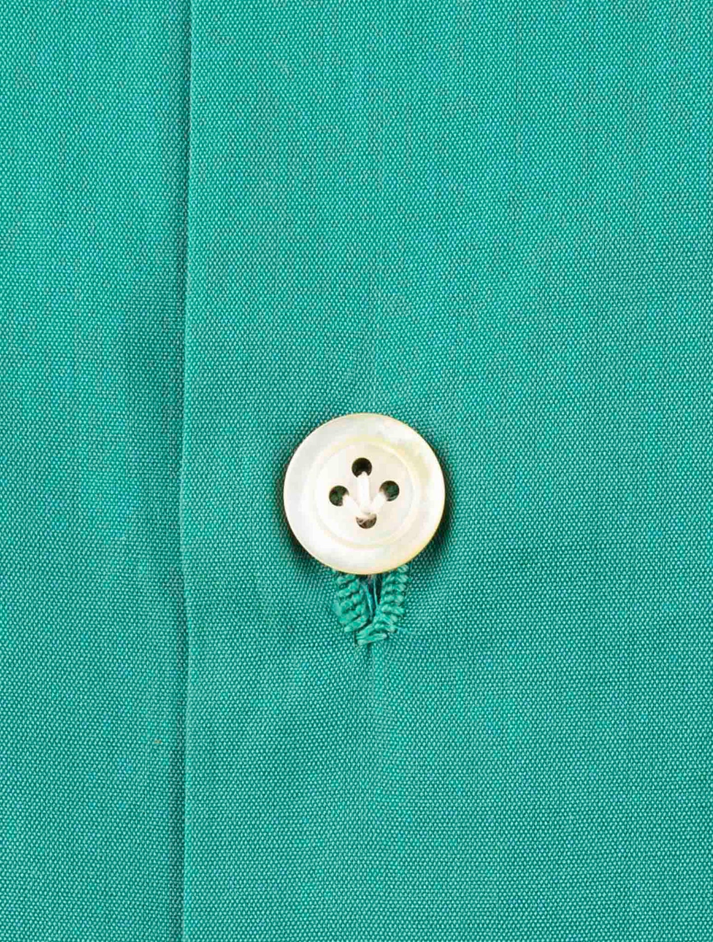 Kiton Green Cotton Shirt