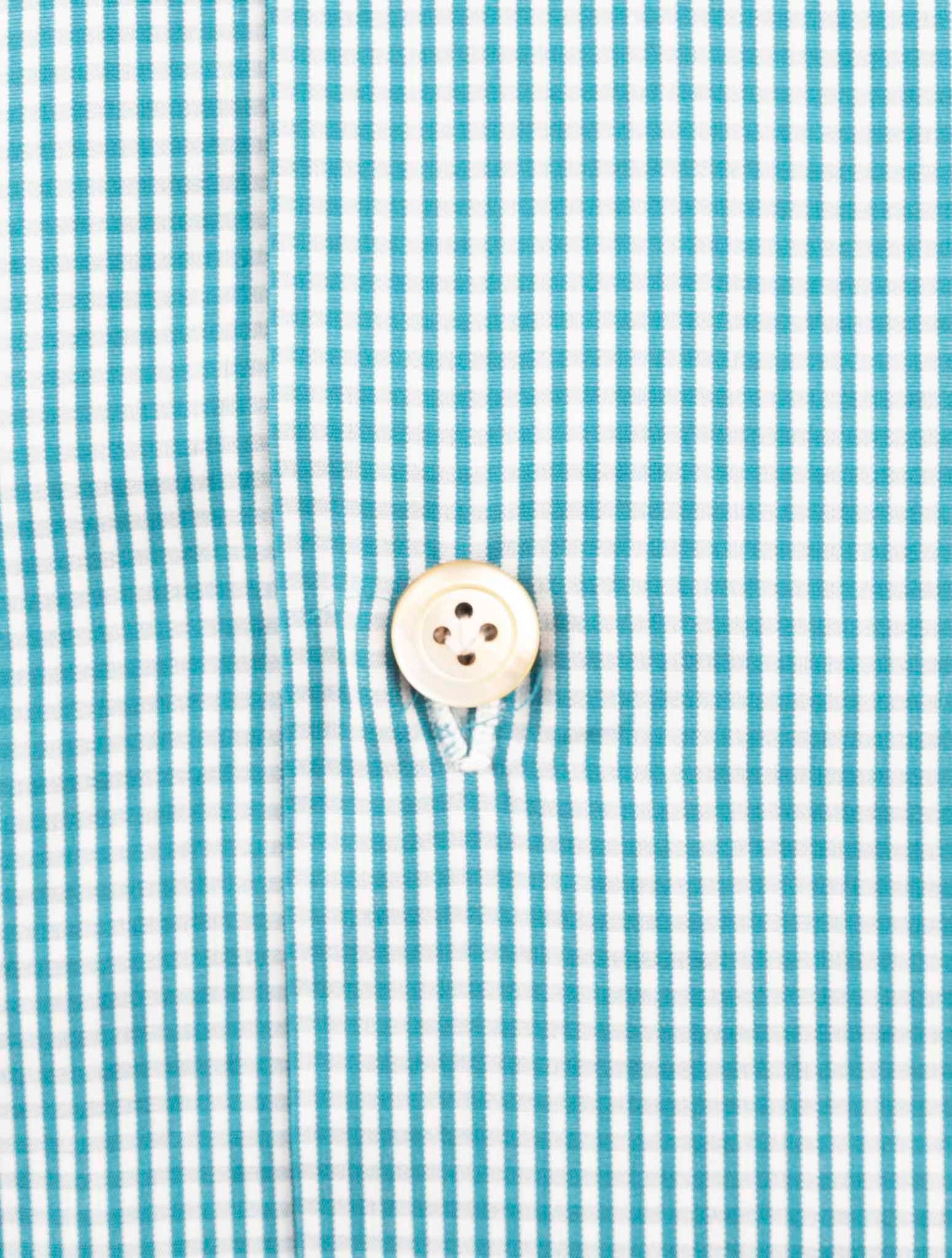 Kiton Green Cotton Shirt