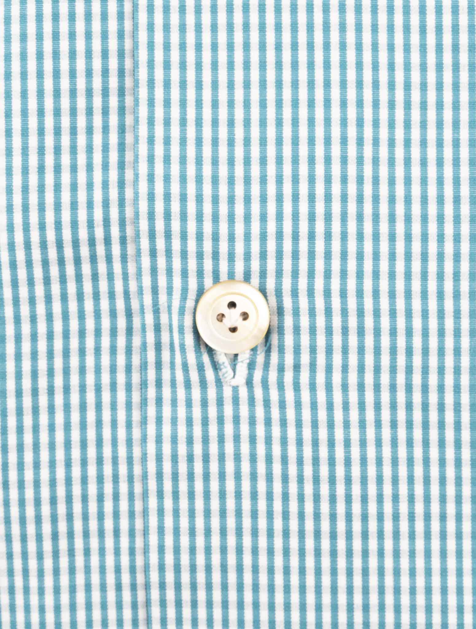 Kiton Green Cotton Shirt