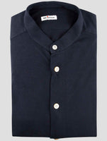 Kiton Black Cotton Cashmere Shirt