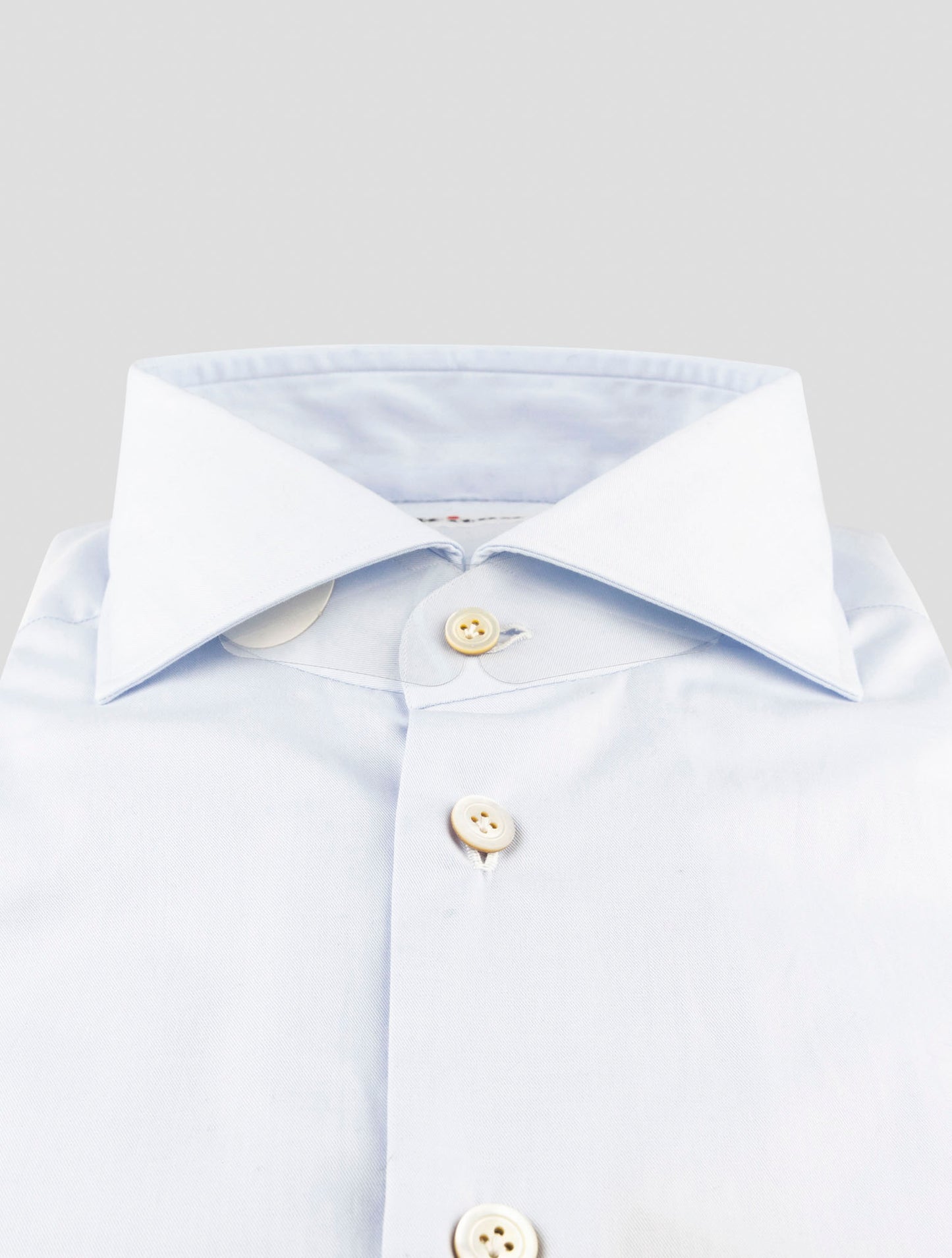 Kiton Light Blue Cotton Shirt