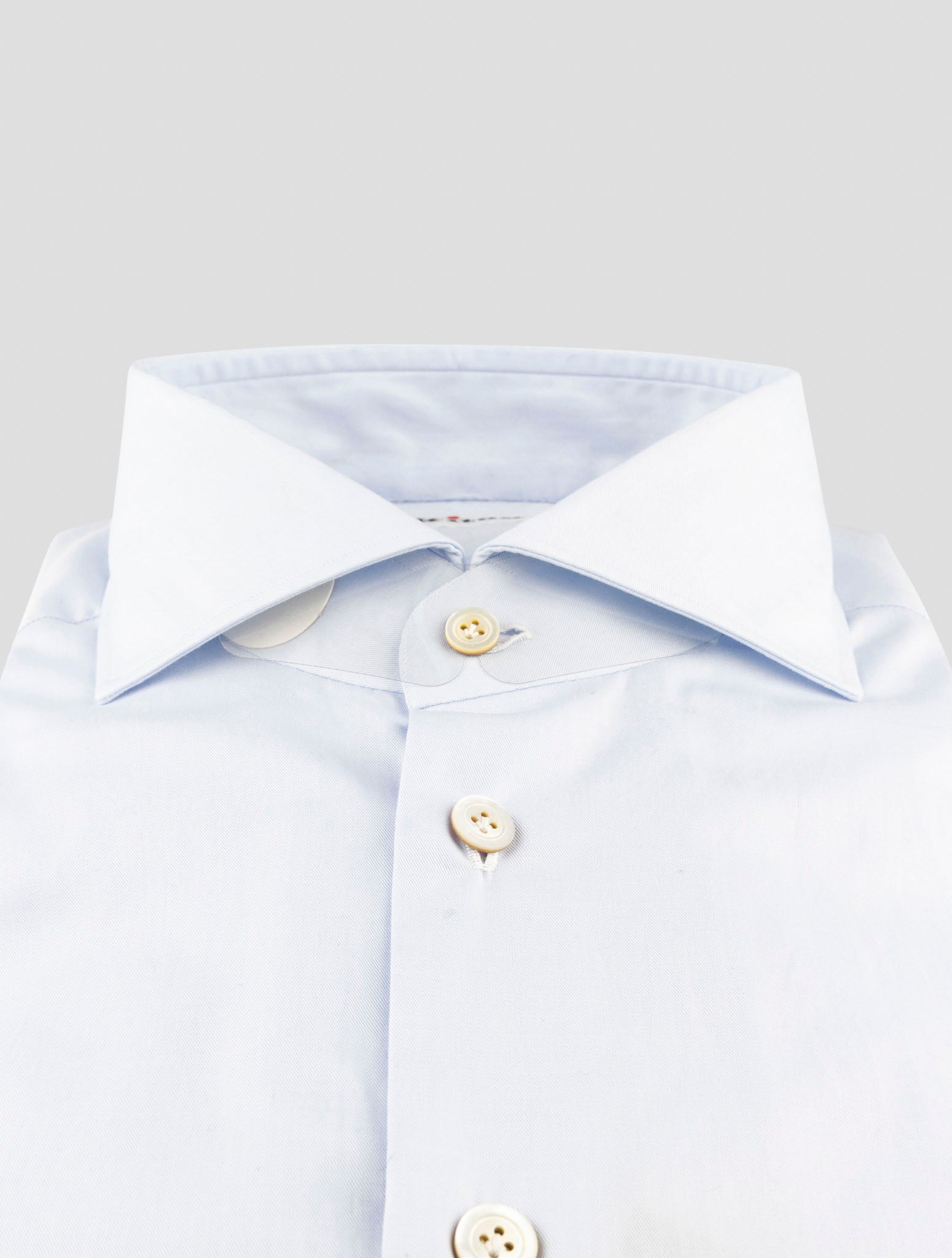Kiton Light Blue Cotton Shirt