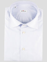 Kiton Blue Cotton Shirt