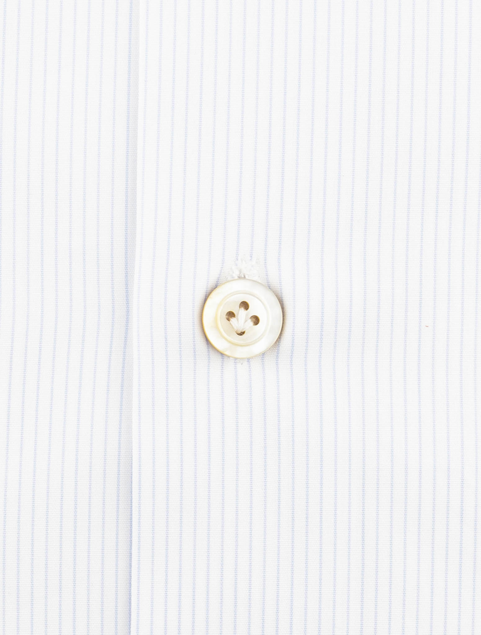 Kiton Blue White Cotton Shirt
