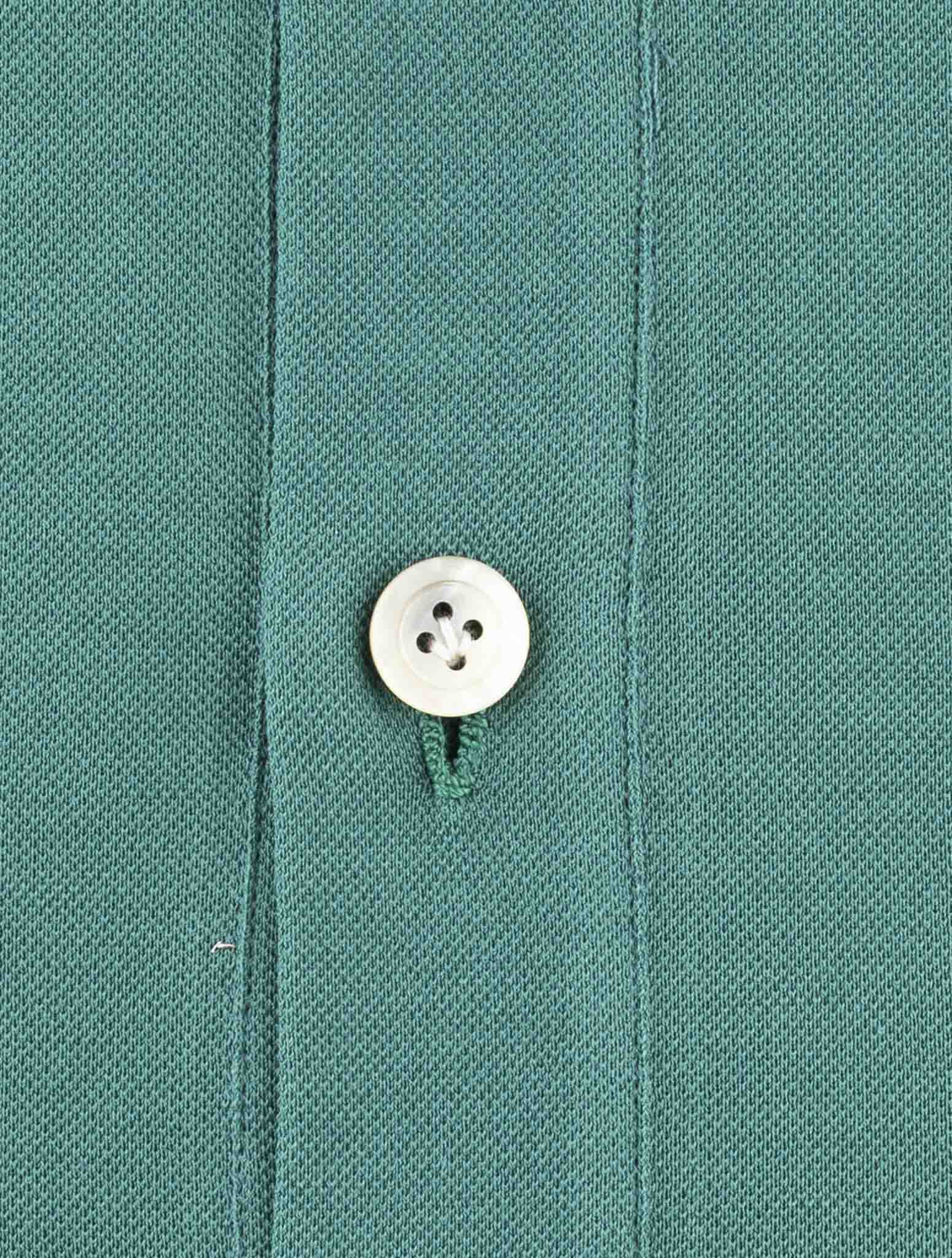 Kiton Green Cotton Sweater Polo