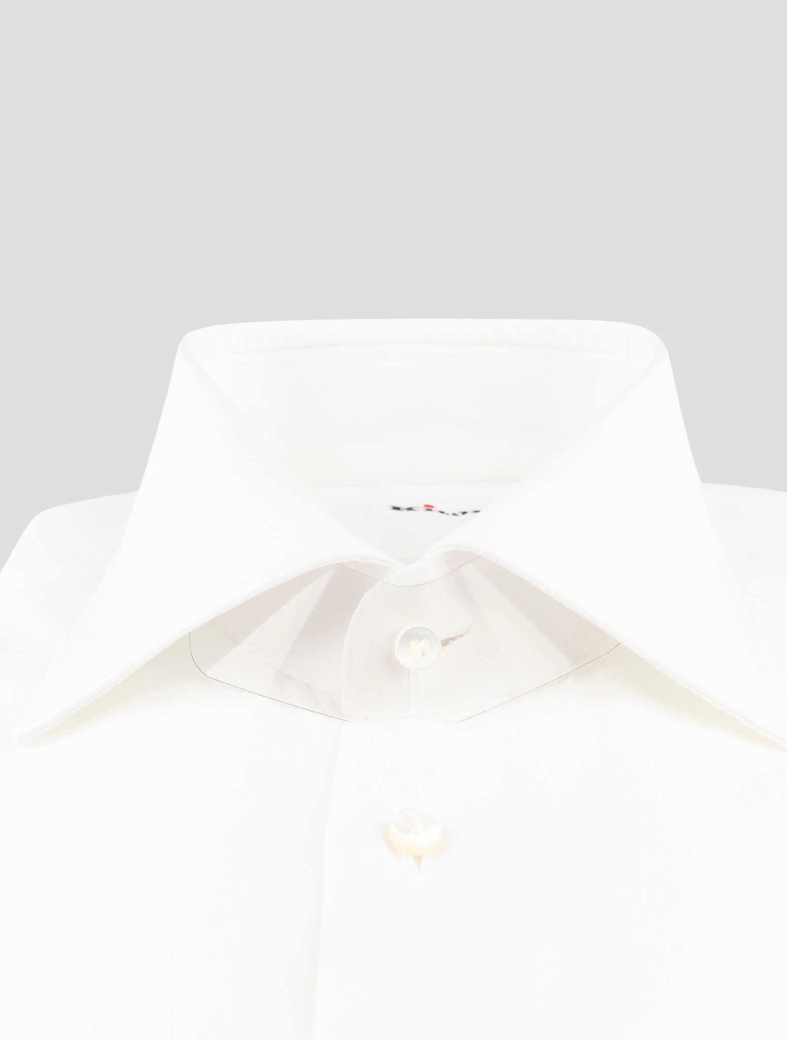 Kiton White Cotton Shirt