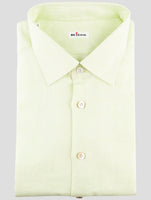 Kiton Green Linen Shirt