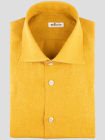 Kiton Yellow Linen Shirt