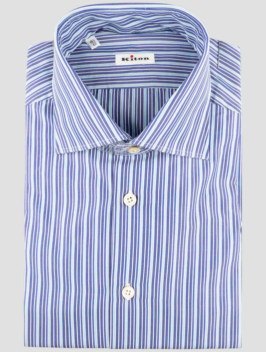 Kiton Multicolor Cotton Shirt