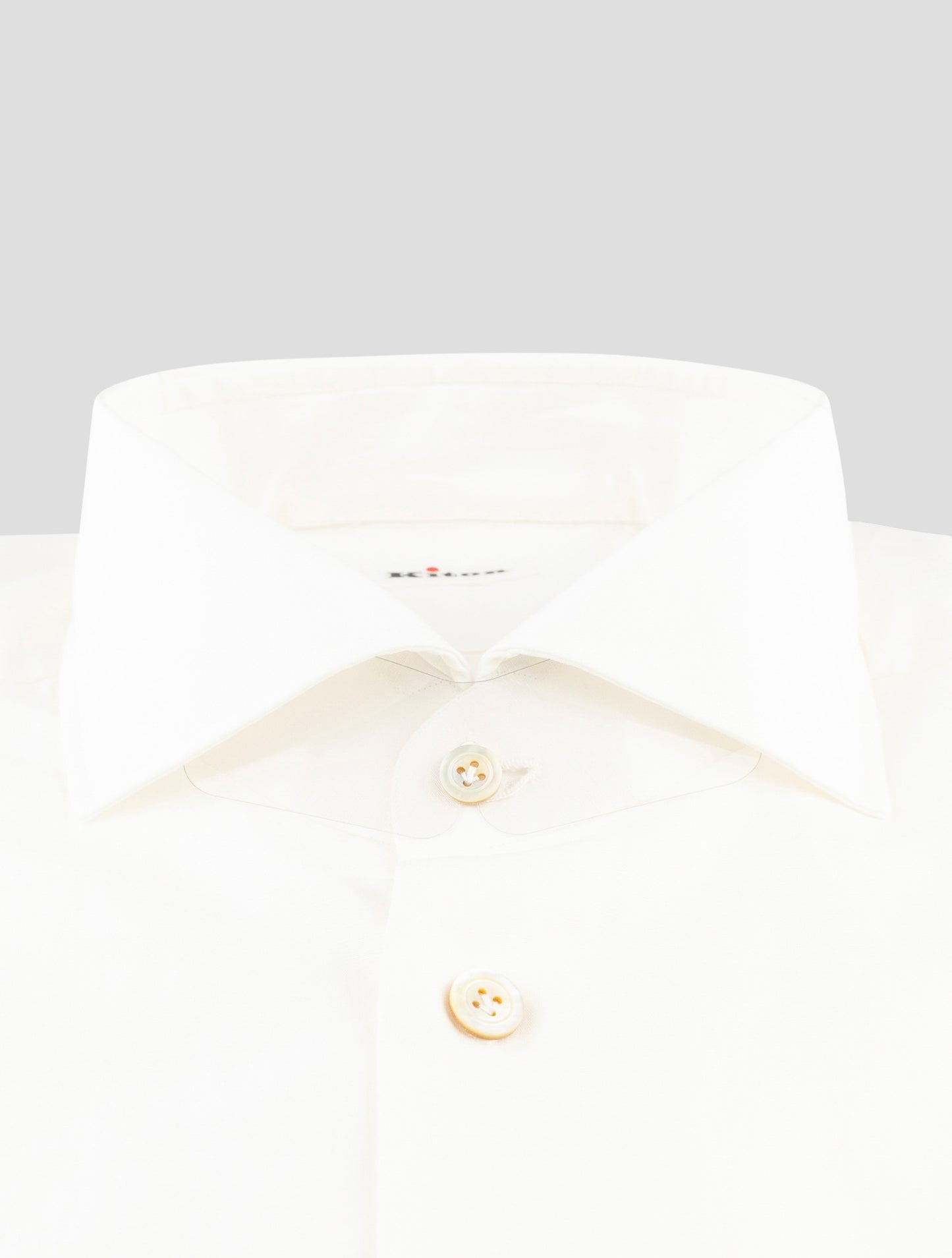 Kiton White Linen Shirt