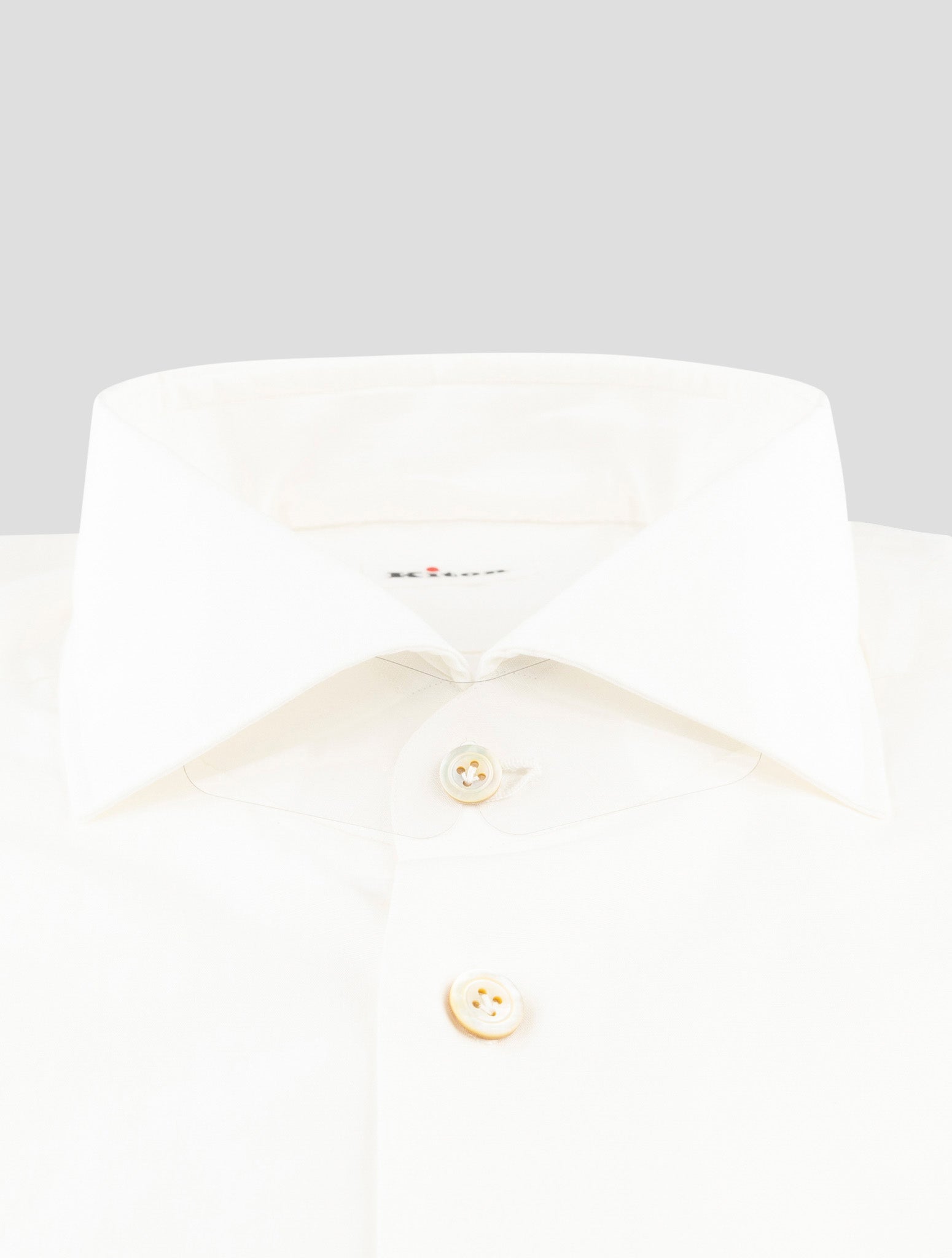 Kiton White Linen Shirt