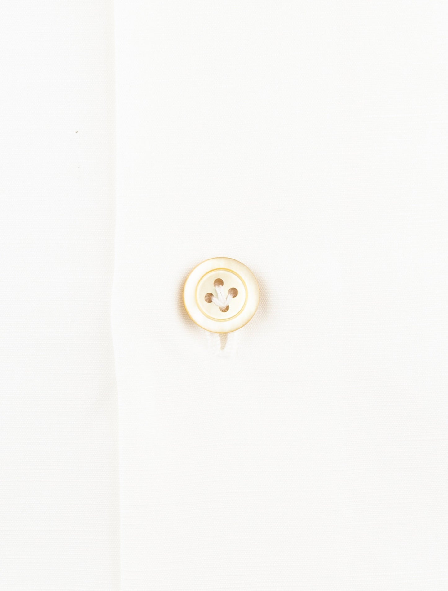 Kiton White Linen Shirt