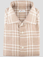 Kiton Brown Cotton Shirt