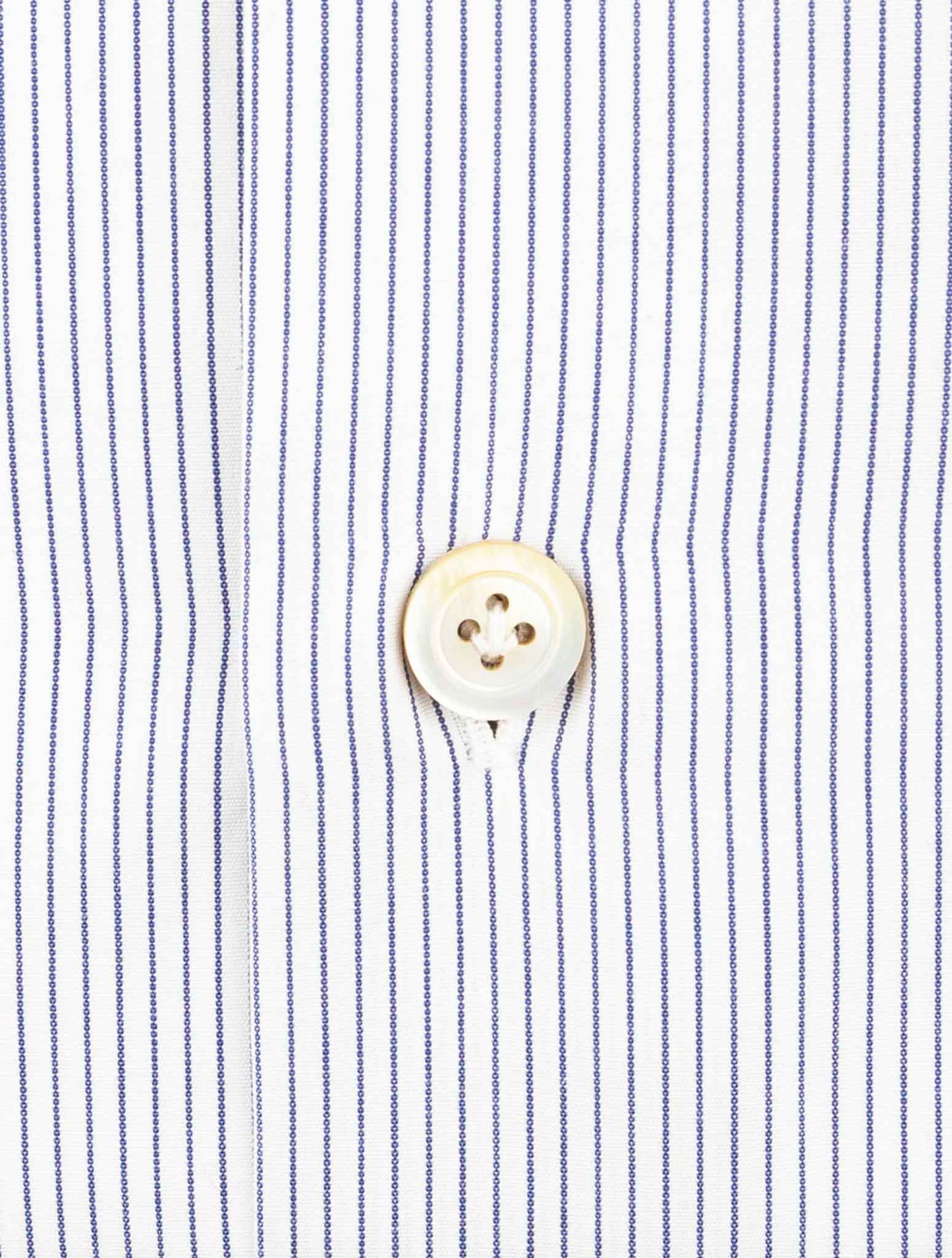 Kiton Blue White Cotton Shirt
