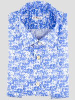 Kiton Blue Cotton Shirt