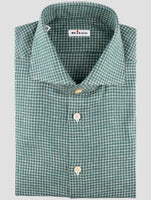 Kiton Green Linen Ea Pl Shirt