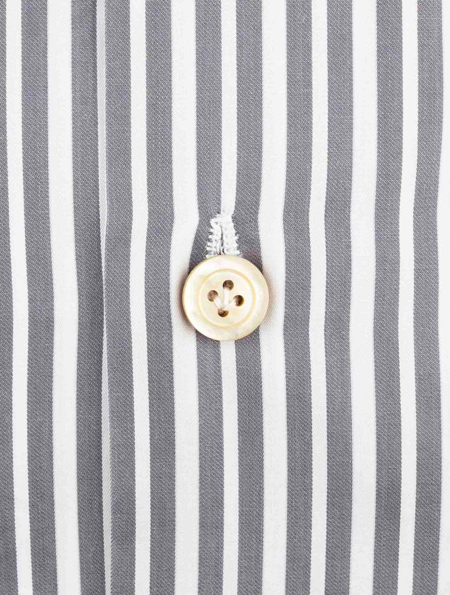 Kiton Blue White Cotton Shirt