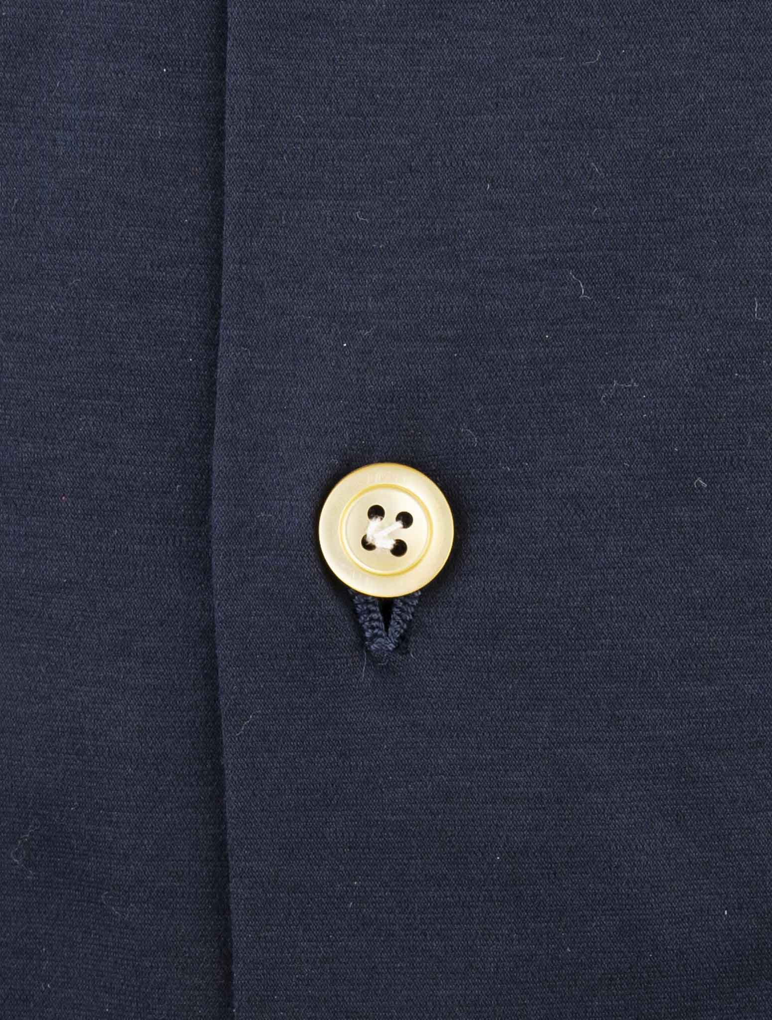 Kiton Black Cotton Shirt