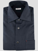 Kiton Black Cotton Shirt