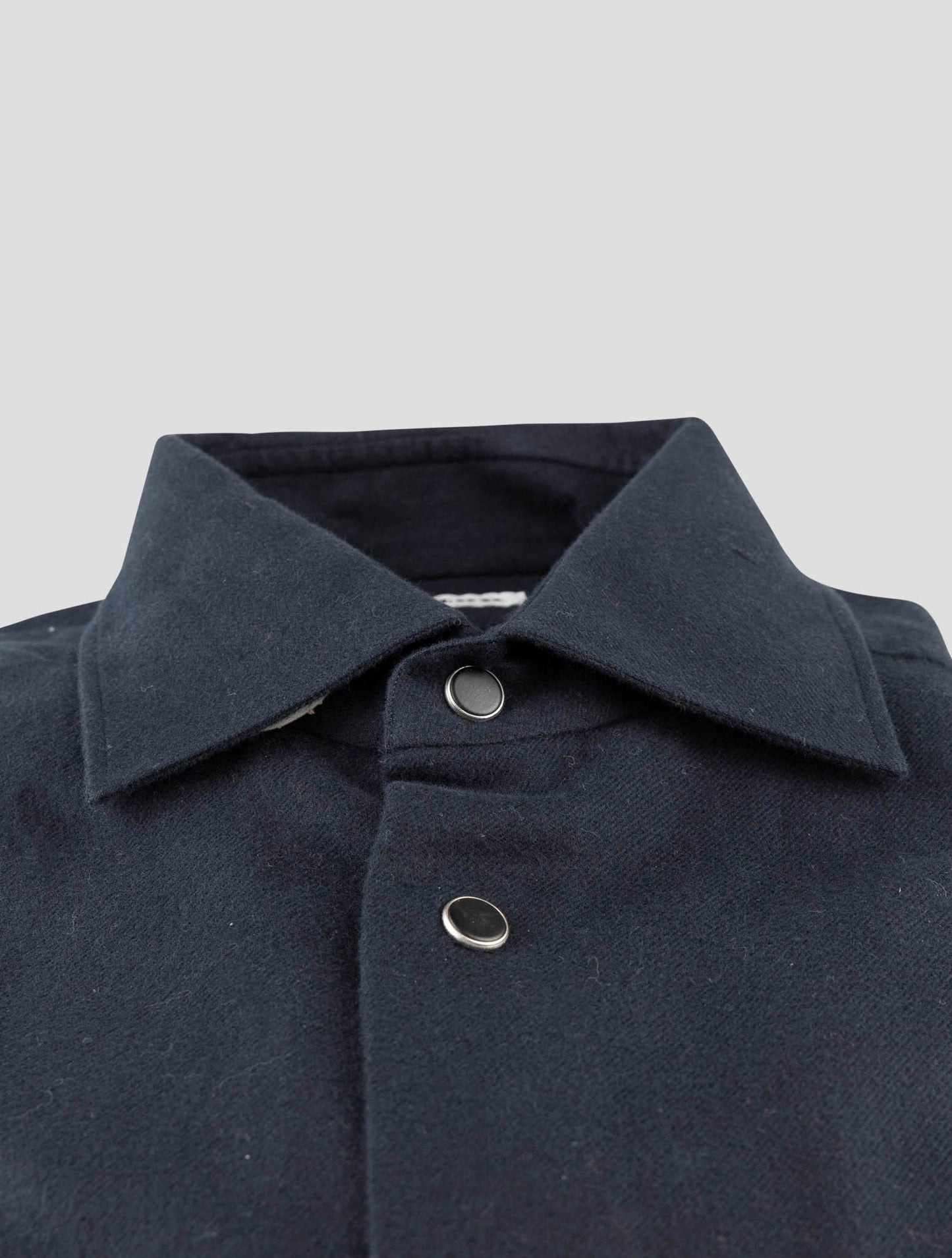 Kiton Black Cotton Shirt