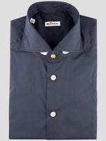 Kiton Blue Cotton Pa Ea Shirt