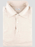 Kiton Beige Cotton Cashmere Sweater Polo