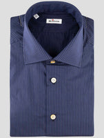 Kiton Blue Gray Cotton Shirt