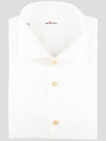 Kiton White Cotton Shirt