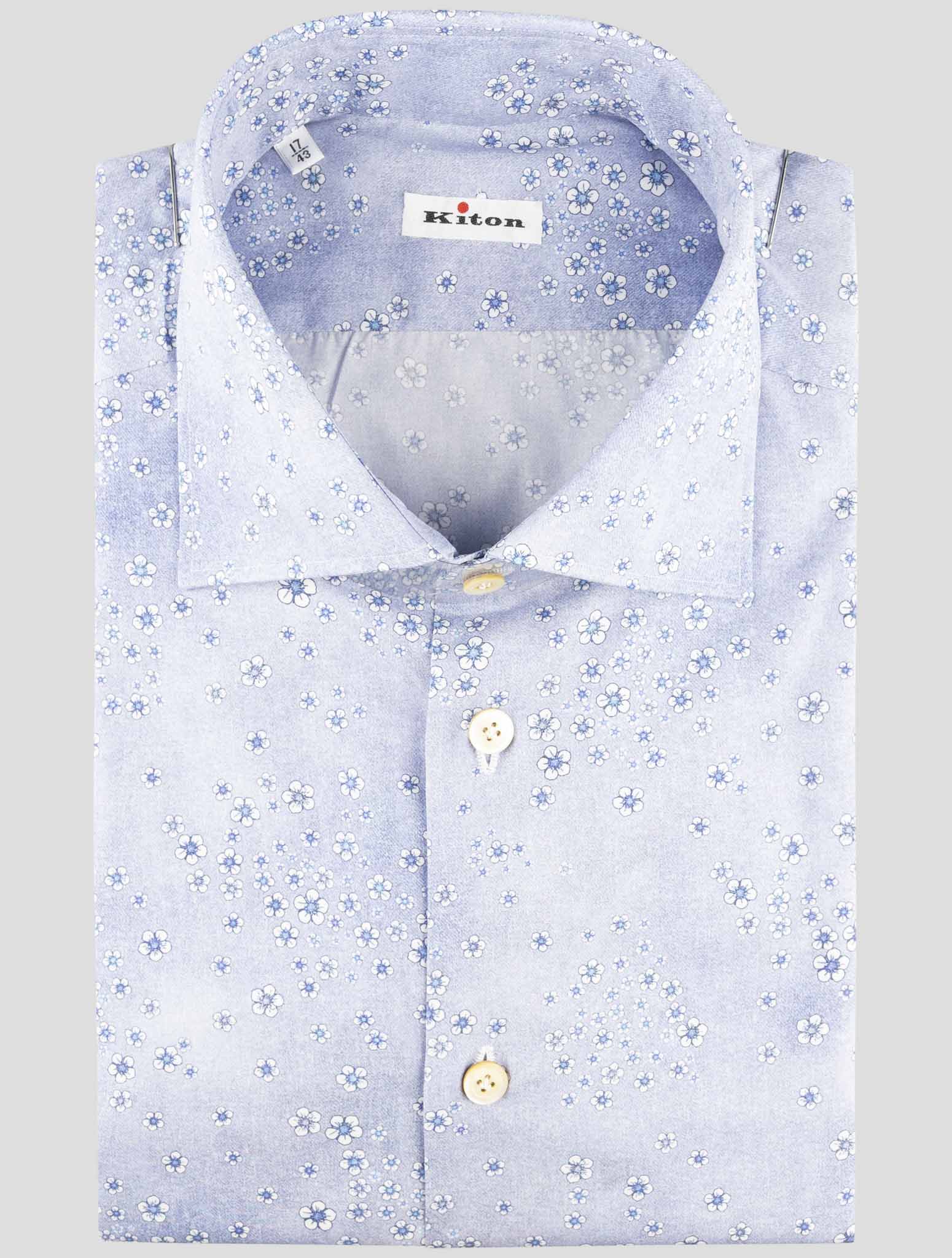 Kiton White Cotton Shirt