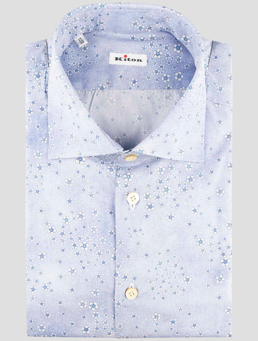 Kiton White Cotton Shirt